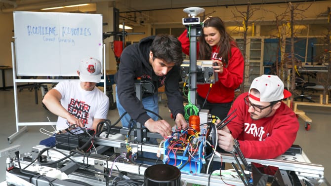 Cornell undergrads' weed-killing robot wins $50,000 prize