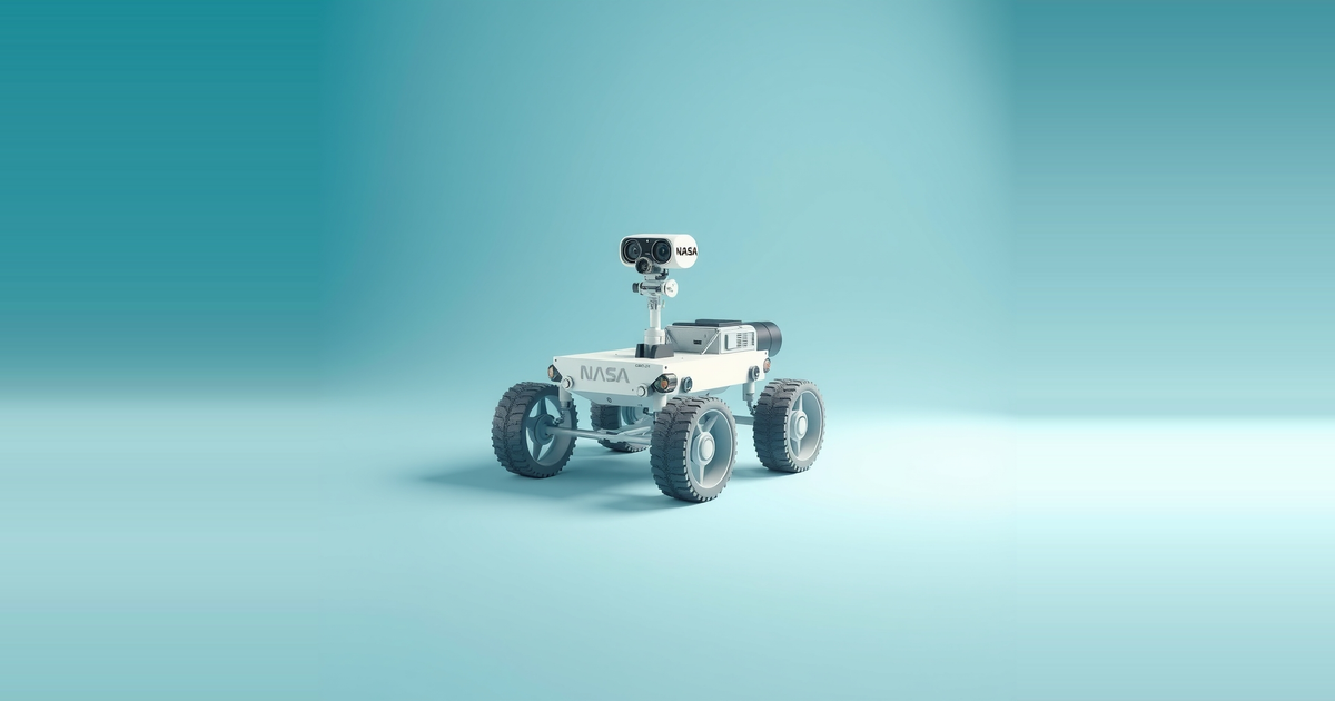NASA CADRE planetary rover robot